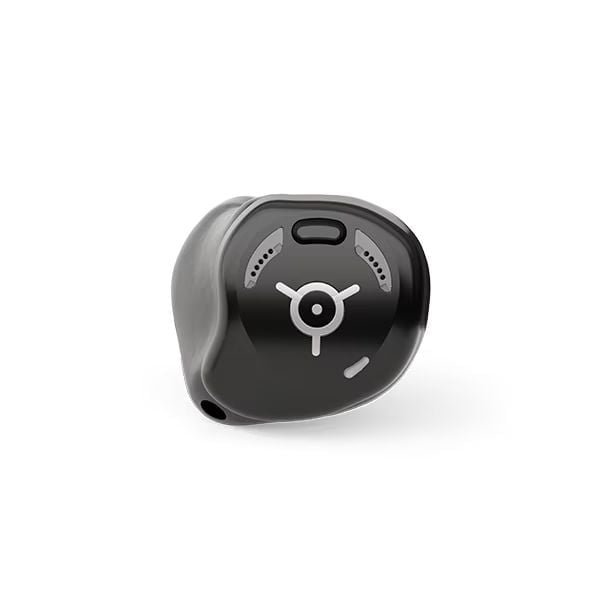 Virto R Infinio custom in-ear hearing aid featuring advanced technology, including SmartSpeech™ and AutoSense OS 7.0 for enhanced sound quality and clarity in various environments.